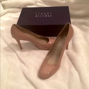 NIB Stuart Weitzman Madison nude heels 9N